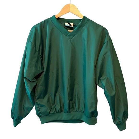 Augusta Sportswear Green Micro Poly Lined Golf Windshirt Mens size Small - Picture 5 of 10